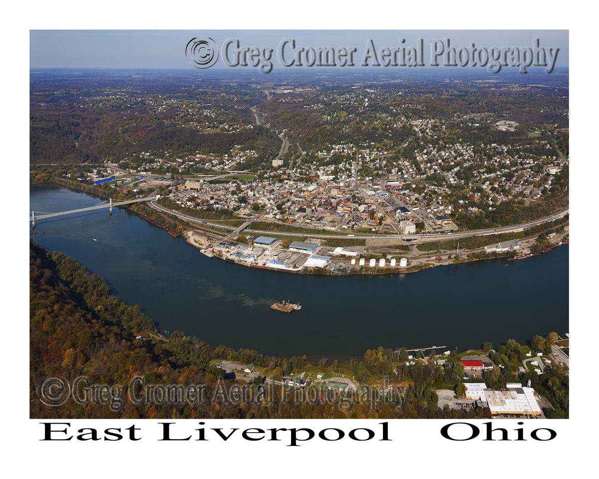 Aerial Photos of East Liverpool, Ohio by Greg Cromer America from the