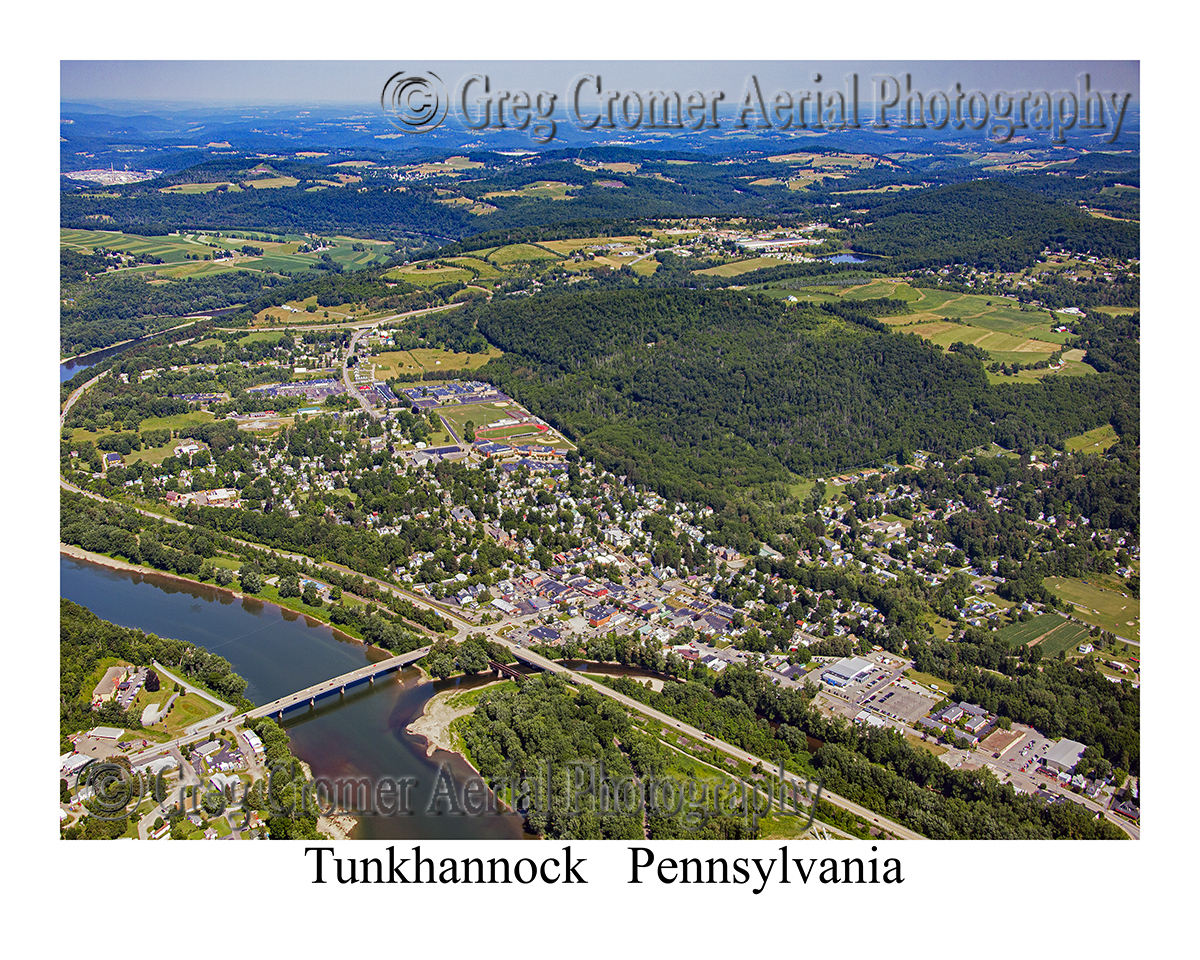 Aerial Photos of Tunkhannock, Pennsylvania Greg Cromer's America from